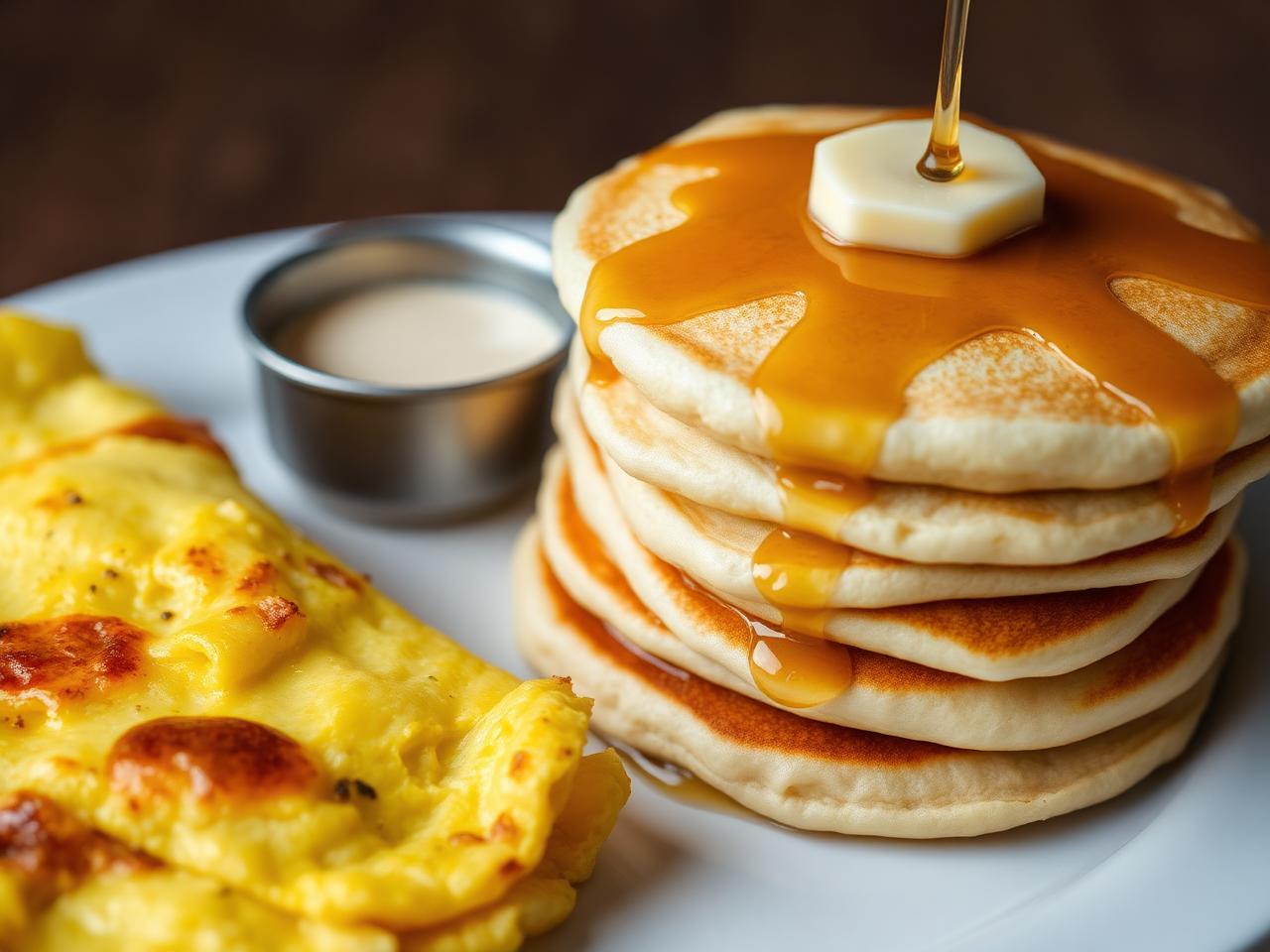 3 Buttermilk Pancakes & Eggs